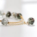 Buddha Stones Green Phantom Crystal Confidence Charm Bracelet Bracelet BS 9