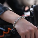 Buddha Stones Om Mani Padme Hum Double Dorje Copper Engraved Wisdom Bracelet Bracelet BS 17
