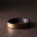 Buddha Stones Vintage Handmade Texture Copper Brass Leather Wealth Bracelet Bangle Bracelet Bangle BS 17