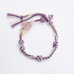 Buddha Stones Natural Fluorite Amethyst Silver Sheen Obsidian Tiger's Eye Protection Rope Bracelet Bracelet BS Fluorite(Wrist Circumference 14-18cm)
