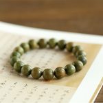 Buddha Stones Tibetan Green Sandalwood Soothing Cure Bracelet Bracelet BS 14