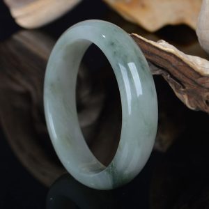 Buddha Stones Natural Jade Luck Healing Bangle Bracelet Bracelet BS 62mm