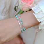 Buddha Stones Turquoise Red Agate Pearl Small Beaded Protection Bracelet Bracelet BS 12
