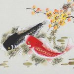 Buddha Stones Koi Fish Twisted Design Luck Wealth Cuff Bracelet Bangle Bracelet Bangle BS 12