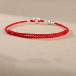Buddha Stones 925 Sterling Silver Auspicious Clouds Peace Buckle Safe And Sound Bracelet Anklet (Extra 30% Off | USE CODE: FS30) Bracelet BS 13