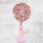Buddha Stones 108 Mala Rhodonite Beads Yoga Meditation Prayer Beads Bracelet Bracelet BS main