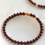 Buddha Stones 999 Gold Koi Fish Natural Garnet Protection Bracelet Bracelet BS 4