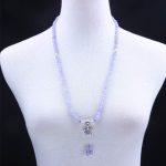 Buddha Stones Purple Jasper Bead Strength Bracelet Mala Mala Bracelet BS 6