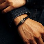 Buddha Stones 925 Sterling Silver Perfect Knot King Kong Knot Faith Strength Bracelet Bracelet BS 11
