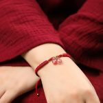 Buddha Stones Natural Strawberry Quartz Amethyst Green Phantom Bead Positive Bracelet Bracelet BS 8