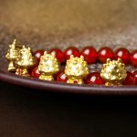 Buddha Stones Year of the Dragon Natural Red Agate Copper Coin Fu Character Protection Bracelet Bracelet BS 2