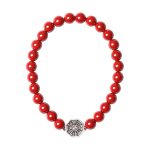 Buddha Stones 925 Sterling Silver Yin Yang Bagua Symbol Cinnabar String Concentration Bracelet Bracelet BS 22