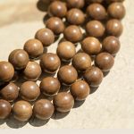 Buddha Stones Green Sandalwood Positive Peace Bracelet Bracelet BS 15
