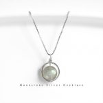 Buddha Stones 925 Sterling Silver Moonstone Love Planet Rotatable Pattern Necklace Pendant Necklaces & Pendants BS 1