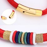 Buddha Stones Tibetan Handmade Colorful King Kong Knot Five Elements Luck Braid String Bracelet Bracelet BS 7