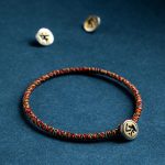 Buddha Stones Handmade 925 Sterling Silver Chinese Zodiac Natal Buddha Protection Colorful Rope Bracelet Bracelet BS 10
