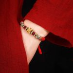Buddha Stones 925 Sterling Silver Om Mani Padme Hum King Kong Knot Faith Bracelet Bracelet BS 15