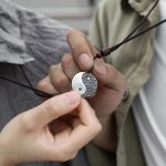 Buddha Stones 990 Sterling Silver Yin Yang Balance Harmony Necklace Pendant Necklaces & Pendants BS 4