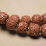 Buddha Stones 108 Mala Rudraksha Beads Bodhi Seed Dzi Bead Luck Auspiciousness Tassel Bracelet Bracelet Mala BS 5