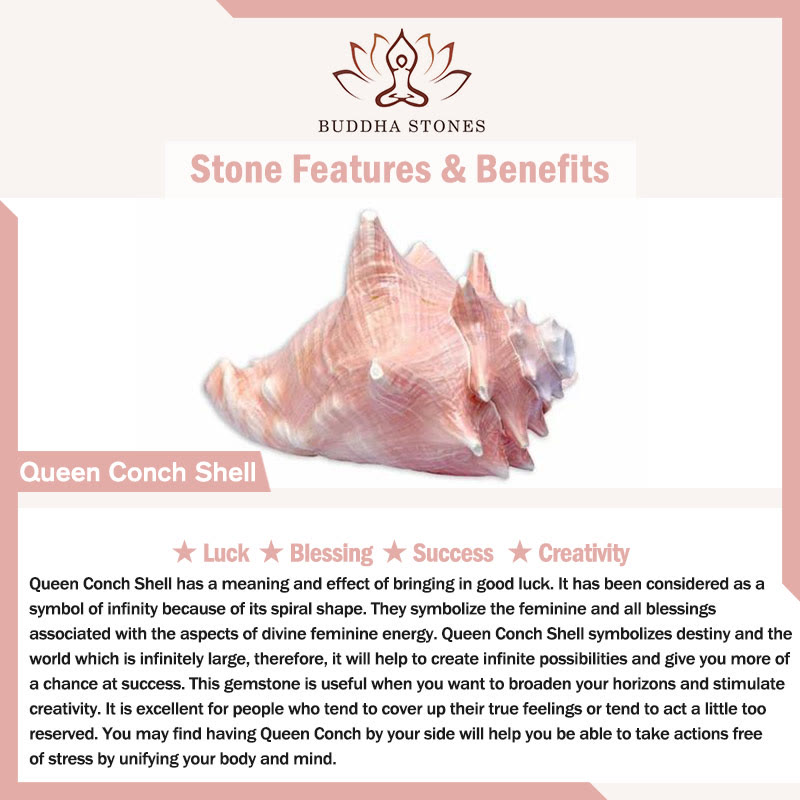 Buddha Stones 925 Sterling Silver Queen Conch Shell Pearl Luck Blessing Earrings Necklace Pendant Jewelry Set Bracelet Necklaces & Pendants BS 1