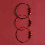 Buddha Stones Natural Lucky Cinnabar Bead Blessing String Bracelet Anklet Bracelet BS 28