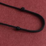 Buddha Stones 999 Sterling Silver Six True Word Heart Sutra String Necklace Pendant Necklaces & Pendants BS 23