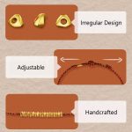 Buddha Stones 999 Gold Small Gold Pieces Design Handmade Protection Braided Rope Bracelet Bracelet BS 4