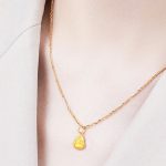 Buddha Stones 999 Gold Mini Laughing Buddha Luck Wealth Necklace Pendant Necklaces & Pendants BS 15