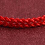 Buddha Stones 999 Gold Small Peace Buckle Design Handmade Luck Braided Rope Bracelet Anklet Bracelet BS 10