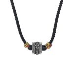 Buddha Stones Tibet Om Mani Padme Hum Swastika PiXiu Copper Wisdom Rope Necklace Pendant Necklaces & Pendants BS PiXiu