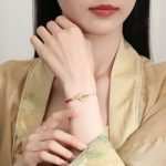 Buddha Stones Handmade 925 Sterling Silver Hetian Jade Chinese Goldfish Peace Buckle Red Rope Bracelet Bracelet BS 3