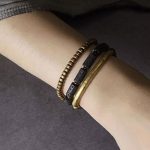 Buddha Stones Vintage Lava Rock Beads Multi-layered Wrap Bracelet Bracelet BS 14