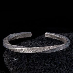 Buddha Stones Retro 999 Sterling Silver Möbius Loop Eternal Love Cuff Bracelet Bangle Bracelet Bangle BS 999 Sterling Silver 21cm (Wrist Circumference: 20cm)