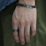 Buddha Stones 999 Sterling Silver Auspicious Clouds Adjustable Protection Ring Ring BS 1