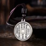 Buddha Stones 999 Sterling Silver Tai Chi Yin Yang Bagua Design Mountain Ghosts Spend Money Necklace Pendant Necklaces & Pendants BS 2