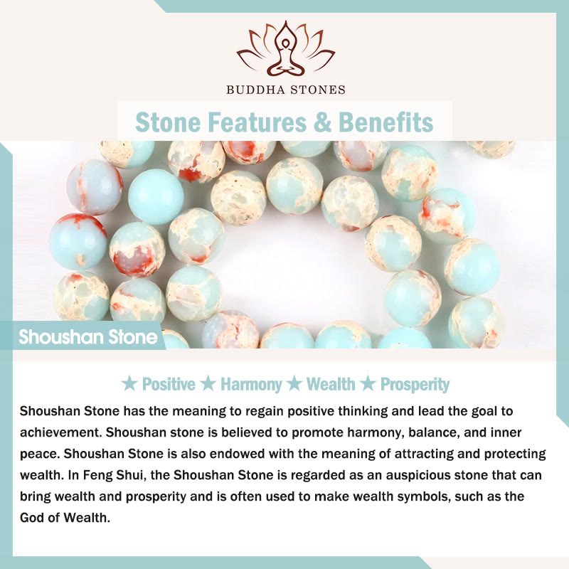 Buddha Stones Red Agate Shoushan Stone White Turquoise Calm Blessing Bracelet Bracelet BS 2