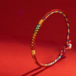 Buddha Stones Multicolor Red String Alloy 925 Sterling Silver Buckle Protection Bracelet Bracelet BS 2