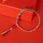 Buddha Stones Colorful String Cinnabar Concentration Bracelet Bracelet BS 2