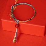 Buddha Stones Colorful String Cinnabar Concentration Bracelet Bracelet BS 1