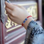 Buddha Stones Red String Chinese Characters Protection Bracelet Bracelet BS 16