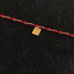 Buddha Stones Red String Gold Plated Copper Good Luck Strength Bracelet Bracelet BS 2