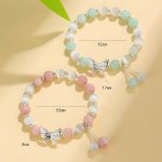 Buddha Stones Chrysoberyl Cat's Eye Chalcedony Butterfly Love Bracelet Bracelet BS 14