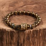 Buddha Stones Copper Meteorite Pattern Balance Bracelet Bracelet BS 10