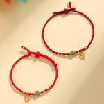 Buddha Stones 925 Sterling Silver Hetian Jade Bead Copper Coin Love Heart Charm Luck Bracelet Bracelet BS 1