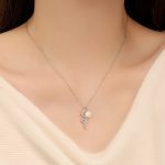 Buddha Stones 925 Sterling Silver Pearl Year Of The Snake Blessing Sincerity Necklace Pendant Necklaces & Pendants BS 3