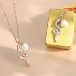 Buddha Stones 925 Sterling Silver Pearl Year Of The Snake Blessing Sincerity Necklace Pendant Necklaces & Pendants BS 7