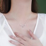 Buddha Stones 999 Sterling Silver Year of the Snake Coiling Snake Infinite Symbol Blessing Necklace Pendant Necklaces & Pendants BS 7