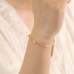Buddha Stones Small Citrine Jade Beads Prosperity Bracelet Bracelet BS 6