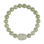 Buddha Stones Natural Hetian Jade PiXiu Carved Luck Bracelet Bracelet BS 14