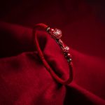 Buddha Stones Handmade Cinnabar Ruyi Handle Fu Character PiXiu Blessing Red String Braided Bracelet Bracelet BS Cinnabar Fu Character(Wrist Circumference: 14-20cm)
